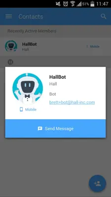 Hall android App screenshot 0