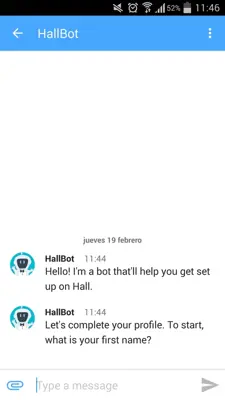 Hall android App screenshot 3